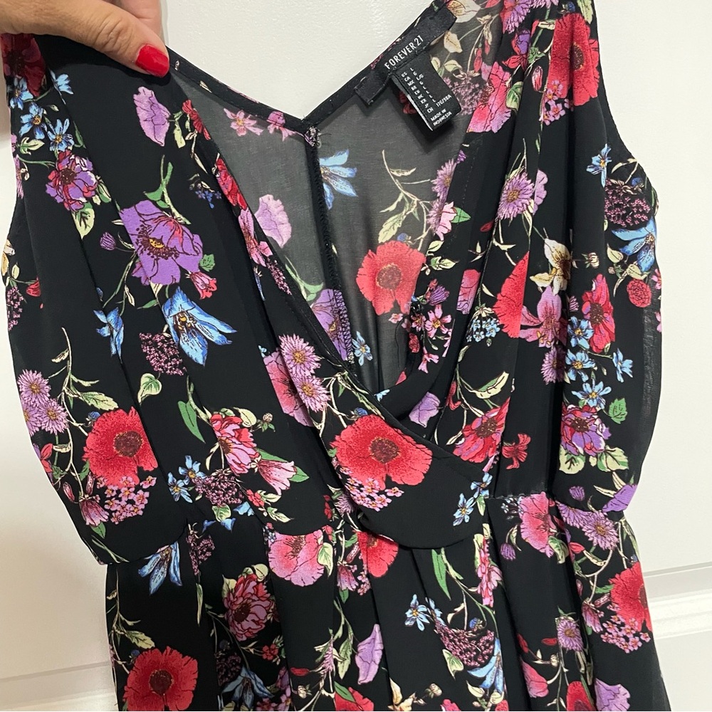 Forever 21 Multicolor Floral mini Dress - Picture 2 of 9